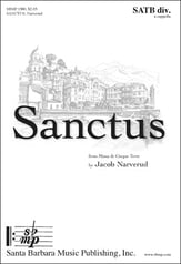 Sanctus SSATTB choral sheet music cover